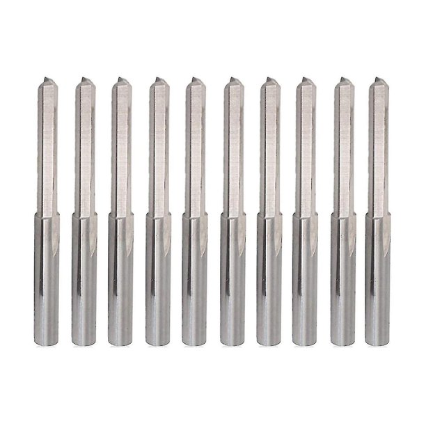 Fresas de acero de tungsteno YONGSHENG 10 piezas 3.175 mm