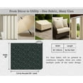thumbnail image 6 of Soimoi Printed Waterproof Taffeta Fabric - Green Leaves Pattern | 56" Wide | For Outdoor Cushions, Awnings, Table Covers & Upholstery Projects, By 2 Yard, 6 of 7