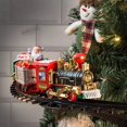 thumbnail image 3 of Battery Operate Railway Train with Sound&Light Railway Car Toys Christmas Train Tree Decoration Track  Electric Toys for Kids, 3 of 6