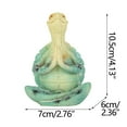 thumbnail image 3 of VerPetridure Clearance Creative Ornament Meditation Heshi Turtle Home Garden Yard Funny Decoration Sea Turtle Yoga Statue Sea Turtle Meditation Home Decor, 3 of 9