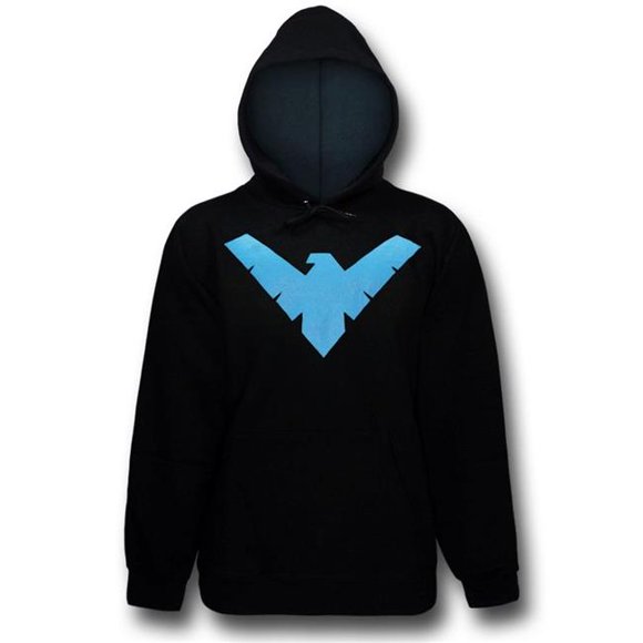 Nightwing hoodrobnightwingS Nightwing Logo Chandail à Capuchon pour Hommes - Petit