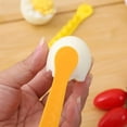 thumbnail image 3 of 2Pcs/Set Deviled Egg Cutter in Half, Lace Egg Slicer Eggs Cutter for Hard Boiled Eggs, Fancy Cut Cooked Flower Shaped Tool Kitchen Gadgets Accessories Cooking Tools (5 Sets), 3 of 9