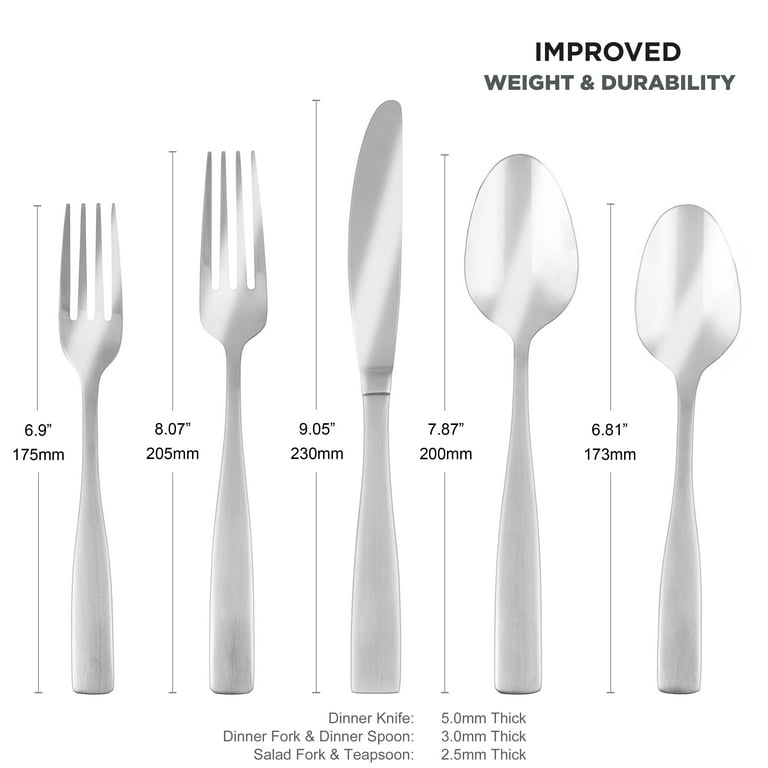 Cambridge Revive Satin 77-Piece Expanded Flatware Set
