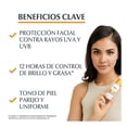 thumbnail image 2 of Protector solar facial Eucerin control de brillo tono claro FPS 50 50 ml, 2 of 7