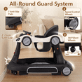 thumbnail image 2 of INFANS 6-in-1 Baby Walker, Converts Push Car to Bouncer, Rocker with Music, Lights, Adjustable Height & Speed, Activity Center, Canopy for 7-18 Months, 2 of 8