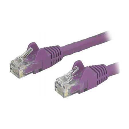 UPC: 0065030869638 | StarTech N6PATCH12PL StarTech.com Cat6 Patch Cable – 12 ft – Purple Ethernet Cable – Snagless RJ45 Cable – Ethernet Cord – Cat 6 Cable – 12ft