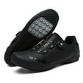 thumbnail image 1 of QJUHUNG Men‘s Premium Non-Slip Rotary Buckle Cycling Shoes - Waterproof  Breathable  Shock-Absorbing  Comfortable  All-Season Outdoor Biking Shoes for Commuting  Racing  and Leisure, 1 of 7