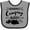 Heather and Black, variant on Inktastic Grandmas Camping Buddy Boys or Girls Baby Bib