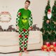 thumbnail image 2 of Family Matching Christmas Pajamas Set, Parent-Child Print Long-Sleeved T shirt Tops + Trousers Sleepwear Outfits (Men, XL), 2 of 5