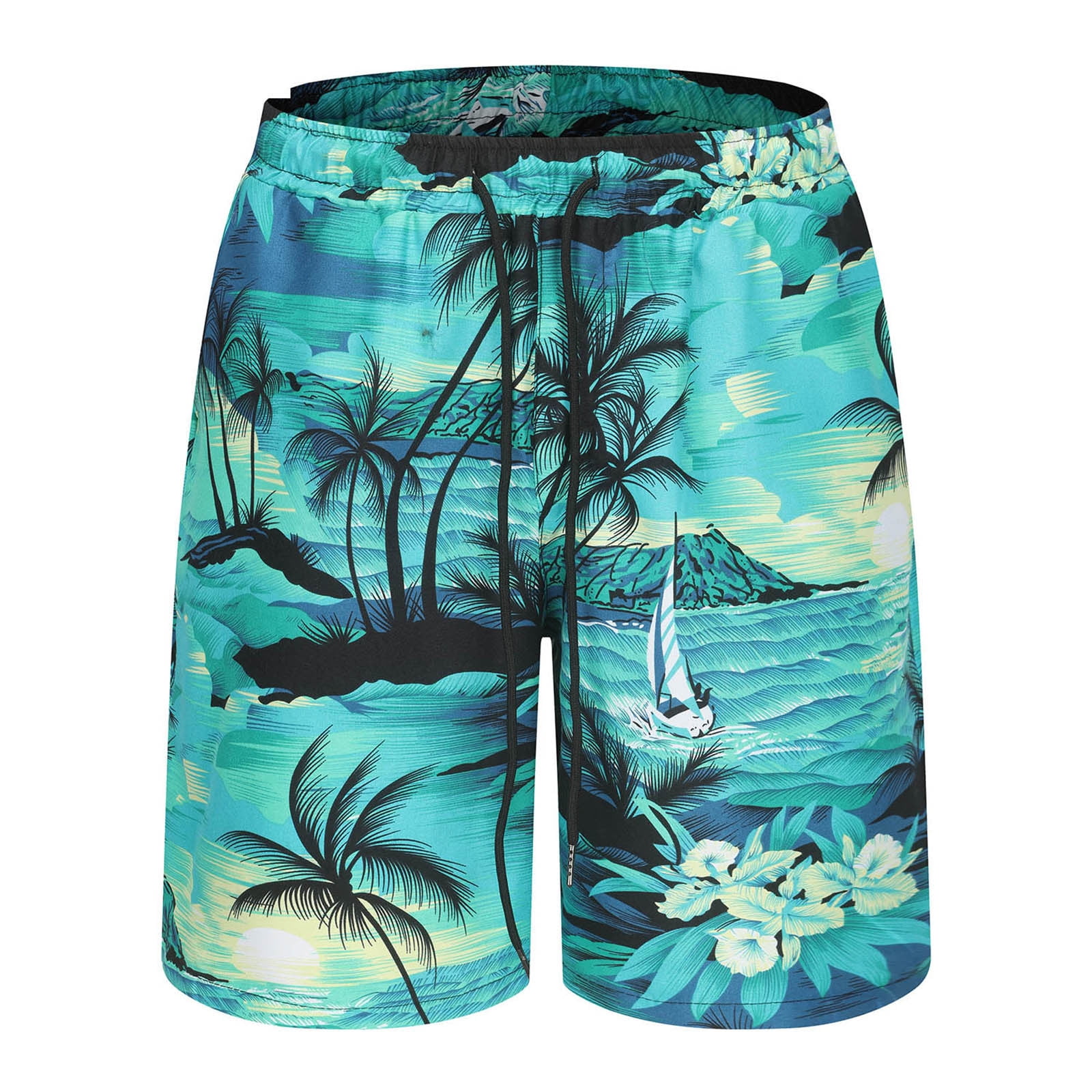 cllios Swim Trunks for Men Big and Tall Elastic Wiast Beach Shorts