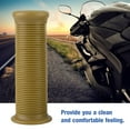 thumbnail image 6 of DEWIN Empuñaduras de Mano para Motocicleta, par de Manillar de 1 Pulgada 25 mm/1,1 Pulgada 28 mm Empuñadura de Manillar de manija de TPU Vintage para Motocicleta(Salsa de Soja), 6 of 8