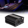 thumbnail image 3 of Phantom Power, 1 Channel 48 V Phantom Power Aluminum Alloy Stable  Professional  for Music Recording Equipment US Plug 110V, 3 of 8