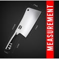 thumbnail image 4 of Utopia Kitchen 7 inch Cleaver Knife Stainless Steel Chef Butcher Knives for Meat & Vegetable Multipurpose Kitchen Chef Knife Chopping Bone, 4 of 4