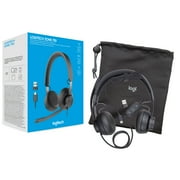 سماعة رأس ستيريو سلكية على الأذن بمنفذ USB من Logitech Zone 750