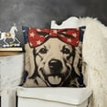 thumbnail image 2 of YINGXI Pillow Covers Throw Pillowcase Cushion Case Dog Decorations for Sofa Couch 20x20in, 2 of 5