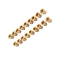 thumbnail image 3 of Woeilo 18 Pcs Ferrules pour Guitare Électrique (Or), 3 of 5
