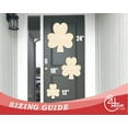 thumbnail image 3 of Unfinished Shamrock Door Hanger 12" / 1/2", 3 of 3