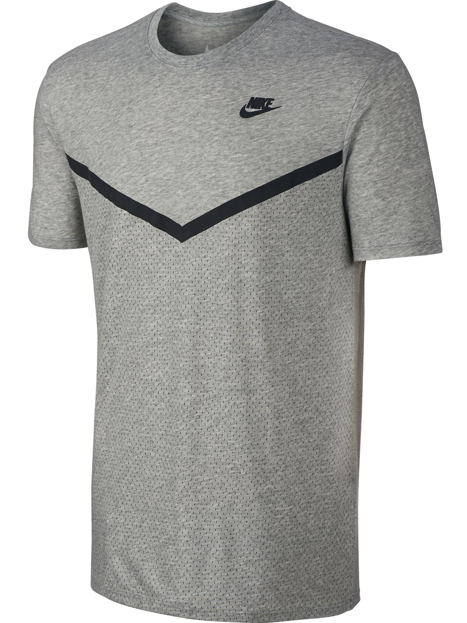 Nike - Nike Futura Mesh Panel Print Men's T-Shirt Athletic Grey/Black ...