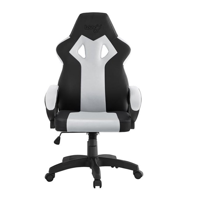 Chaise de Jeu en Simili Cuir Makaila Grise