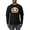 Black, variant on Beagle Dog Animal Lover Mens Long Sleeve Shirt