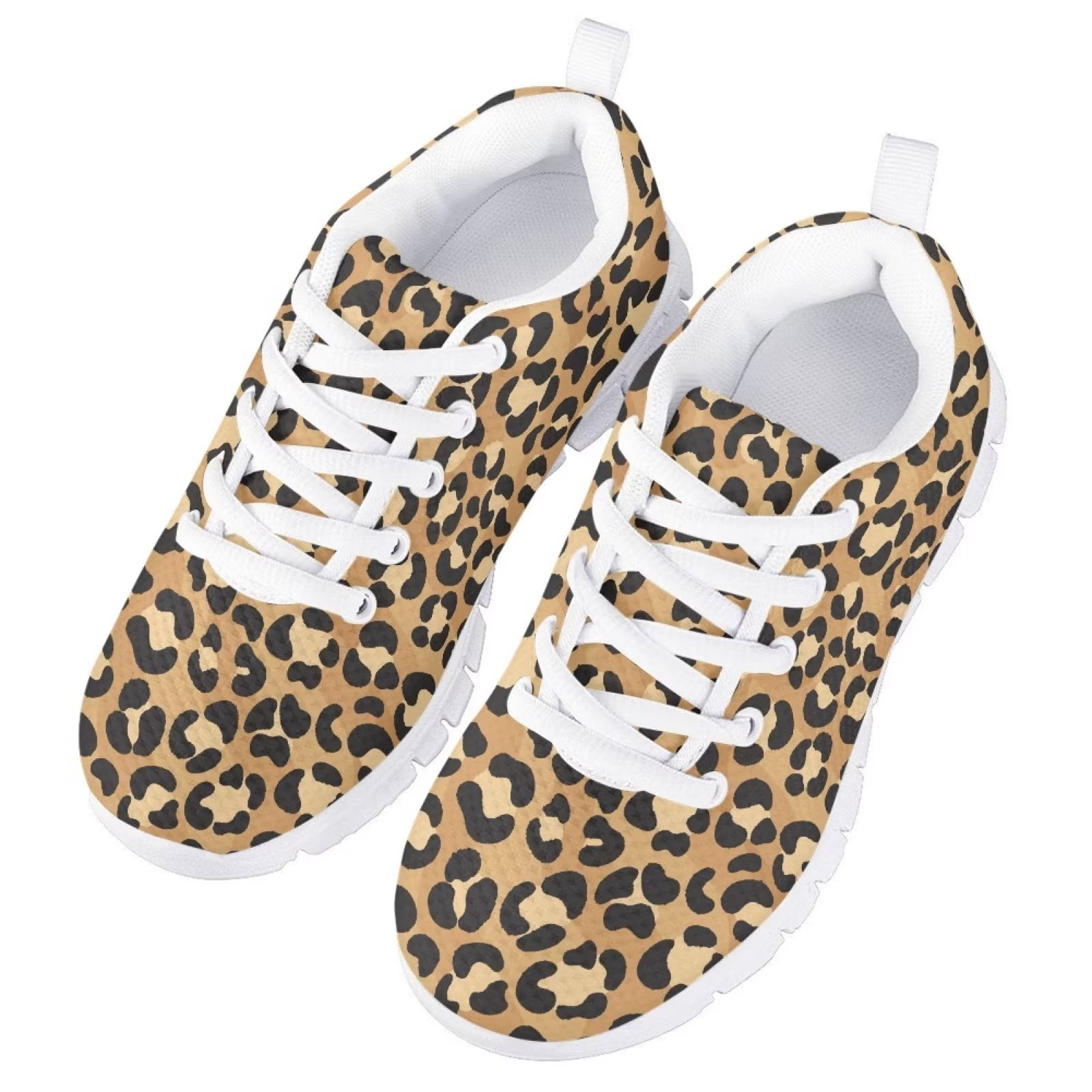 Girls animal print trainers deals