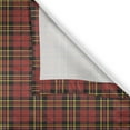 thumbnail image 4 of Ambesonne Checkered Grommet Curtain Single Panel, Old Celtic British, 50"x60", Red Black Yellow, 4 of 5
