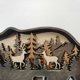 thumbnail image 4 of Sculpture 3D Animal Décoration de la maison Accessoires Artisanat en bois Sculpture sur bois créative Loup Elk Ours brun Ornements Produits de bricolage 3 modèles (Ours brun), 4 of 4