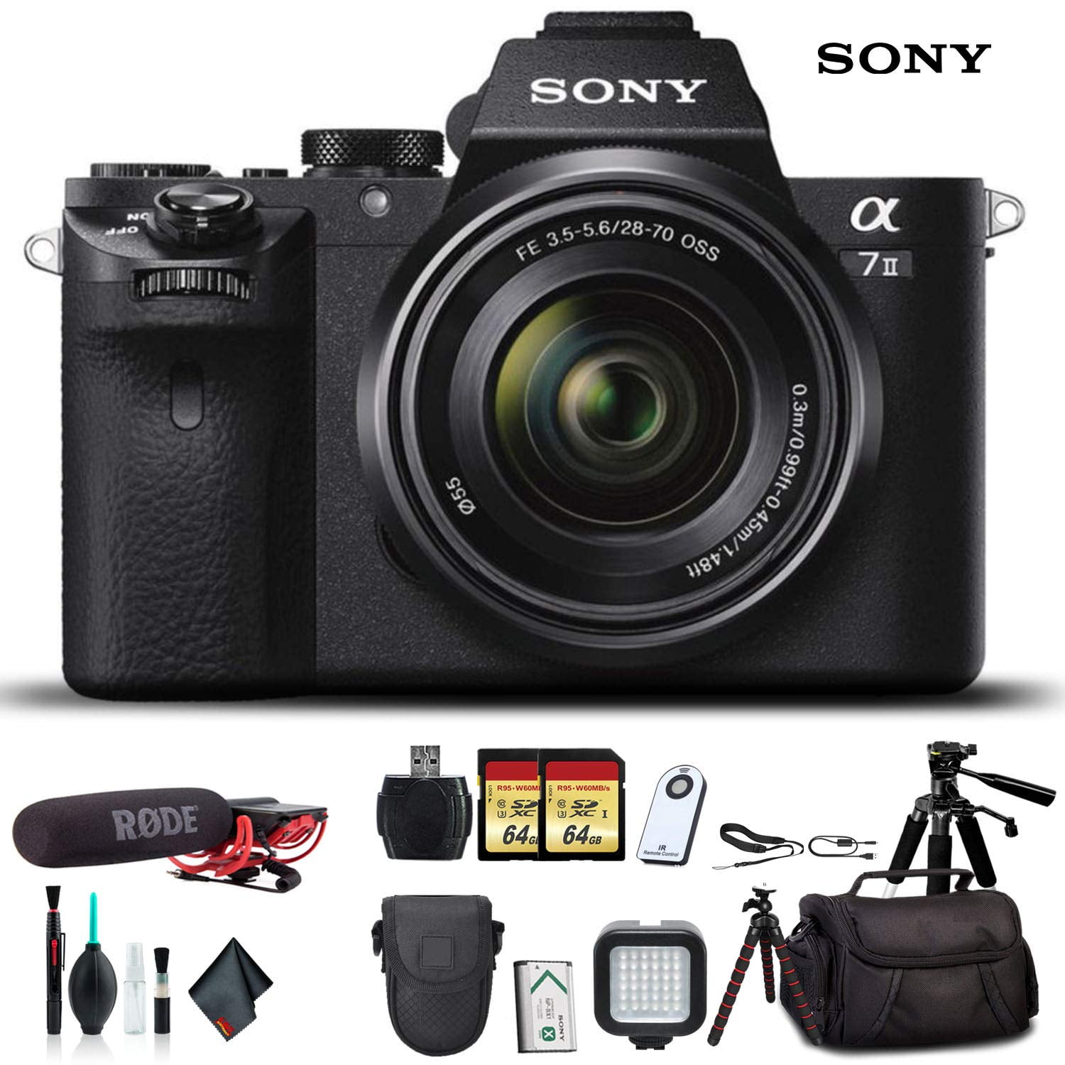 Sony Alpha a7 II Mirrorless Camera +FE 28-70mm f/3.5-5.6 OSS Lens