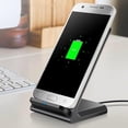 thumbnail image 2 of Soporte De Carga De Cargador Rápido Inalámbrico De 10W Para IPhone XS Max / XR / X / 8/11 Negro SM SunniMix Soporte de carga inalámbrica rápida, 2 of 8