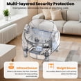 thumbnail image 5 of Upgraded Automatic Litter Box Self Cleaning, with Raised Step, Open Top Large Capacity for Multiple Cats, Odor Control ,Safety Protection , Smart App Control ,Health Monitoring ,Quiet Operation, 5 of 8