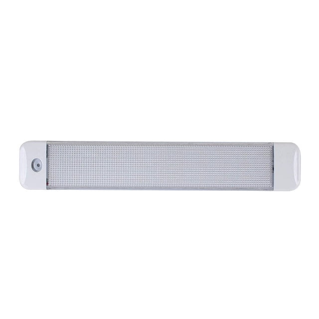Lámpara de cabina Scandvik 10 con interruptor blanco y azul 10-30 V