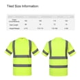 thumbnail image 4 of SFVest High Visibility Reflective Safety Work Shirt Reflective Vest Breathable Work Clothes Security Reflective T-shirt Working Clothes Safety Polo Shirt, 4 of 7