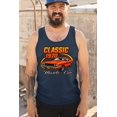 thumbnail image 4 of Vintage Classic 1970 Muscle Car Men's Tank Top American Power Legendary V8 Performance, 4 of 7
