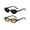 2 Pack (A2 Black/Grey+ Leopard/Brown Gradient), variant on Retro Oval Sunglasses for Women Men Fashion Small Oval Sunglasses 90s Vintage Shades