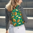 thumbnail image 5 of Travel Laptop Backpack - cartoon Potato leaf Lightweight Canvas Backpack, Wear Resistant Computer Backpack Bag Fit {sizeName} Laptop for Men Women with Adjustable Padded Shoulder Straps, 5 of 6