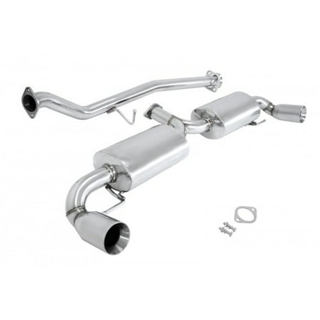 Manzo Mazda RX8 2004-2008 SE3P 1.3L Stainless Steel Catback Exhaust (Best Exhaust For Mazda 3)
