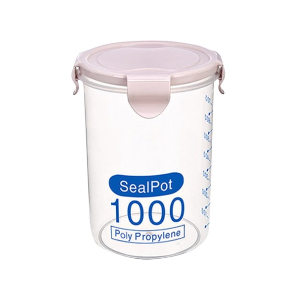 Xiying - Recipientes Herméticos de Plástico con Tapa, Apilables, para Cocina y Refrigerador, 600 Ml, 800 Ml y 1000 Ml