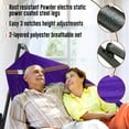 thumbnail image 5 of Tranquillo Adjustable Hammock Stand / Collapsible Hammock with Stand – Picnic Hammock Stand and 2 Layered Polyester Hammock Net for 2 Persons with Carry Bag - Supports up to 550lbs, Purple, 5 of 8