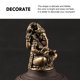 thumbnail image 3 of Exquisita figura de Ganesha, adorno religioso de Ganesha, artesanía de latón, decoración de Ganesha, 3 of 6