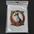 thumbnail image 3 of Greyhound Christmas Flowers Greeting Cards Pack of 8 7 in x 5 in, 3 of 3