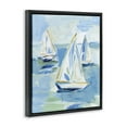 thumbnail image 3 of Stupell Industries Transitional Setting Sail Fleet Black Floating Frame Canvas Art, 25 x 31, by Julia Purinton, 3 of 8