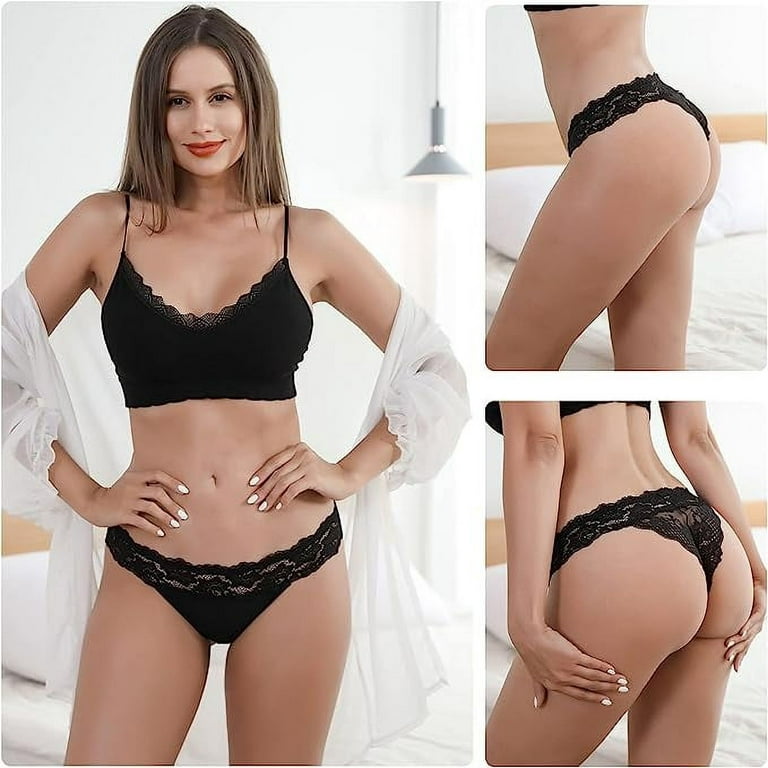 Levao Women Sexy Underwear Lace Bikini Panties Hipster Panty Multipack S-XL  : : Clothing, Shoes & Accessories