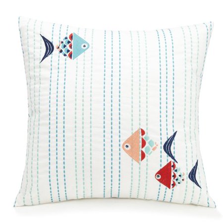 UPC 041808886731 product image for Vera Bradley Go Fish Cotton Throw Pillow | upcitemdb.com