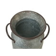 thumbnail image 3 of Elegant Expressions Decorative Metal Solid Print Milk Can Vase with Chalkboard, 15", Gray, 3 of 9