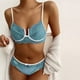 thumbnail image 3 of Gibobby Conjunto de lencería Ropa Interior Mujer Lenceria Sexy de Encaje Sexy Pijama para Mujer Ropa Interior(Azul, M), 3 of 5