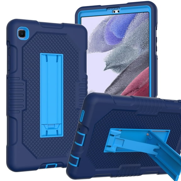 For Samsung Galaxy A7 Lite T220 Contrast Color Robot Shockproof Silicone   PC Tablet Case