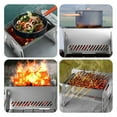 thumbnail image 6 of Chak’s Choice Outdoor Portable Folding Wood Burning Camping Stove,Stainless Steel Travel Backpacking Cooking Stove,Assemblable Removable Grill Stove for Camping 8.3"x5.9"x5.1", 6 of 6