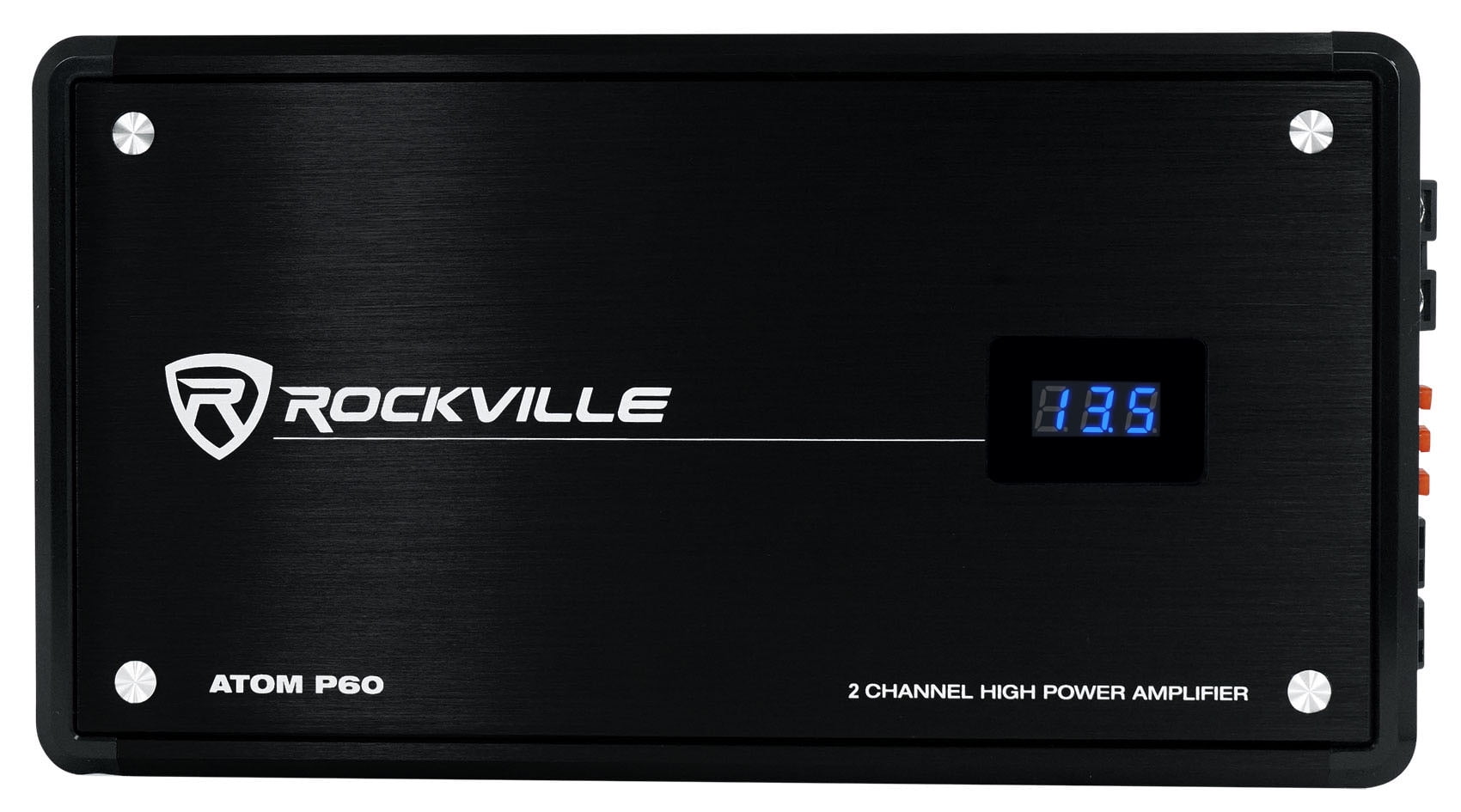 Rockville ATOM P60 4800 Watt Peak/1200w RMS 2 Channel Marine/Boat Amplifier Amp