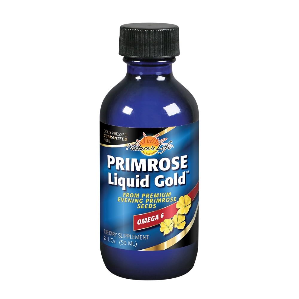 Nature's Life Primrose Oil Liquid Gold, 2300 mg PMS, Menopause