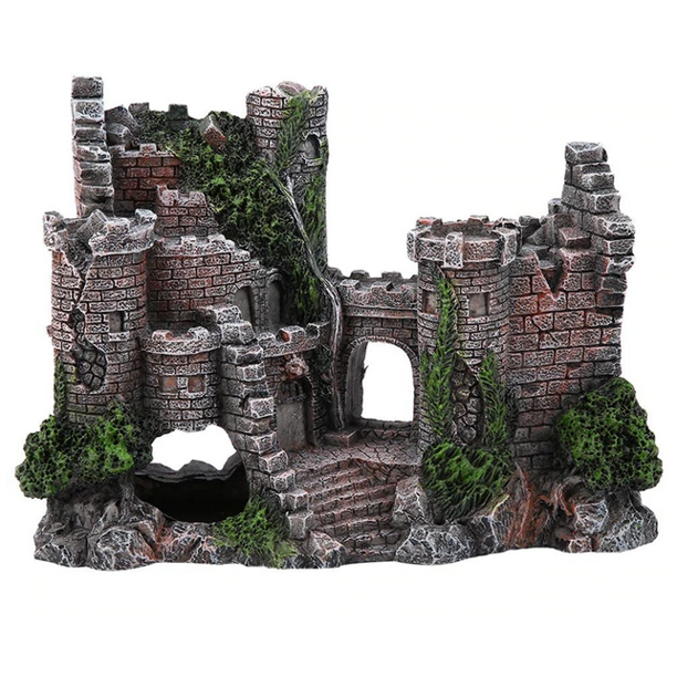 Deluxe Fish Tank Castle Decoration